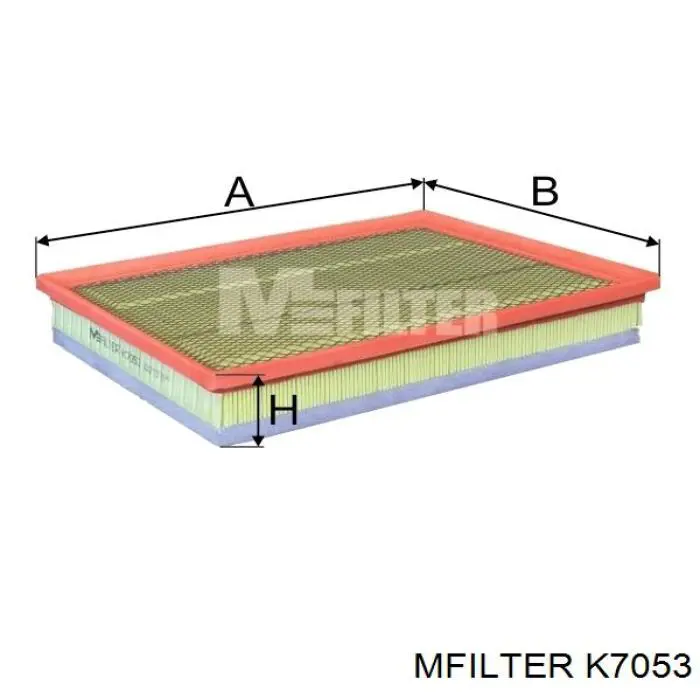 Купить K7053 Mfilter Автомобильный фильтр воздуха