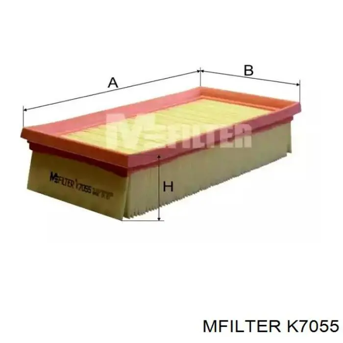 K7055 Mfilter filtro de ar