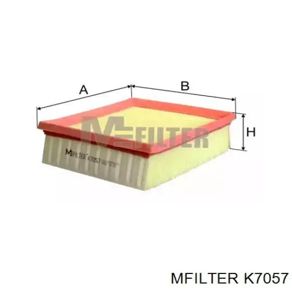 K 7057 Mfilter воздушный фильтр
