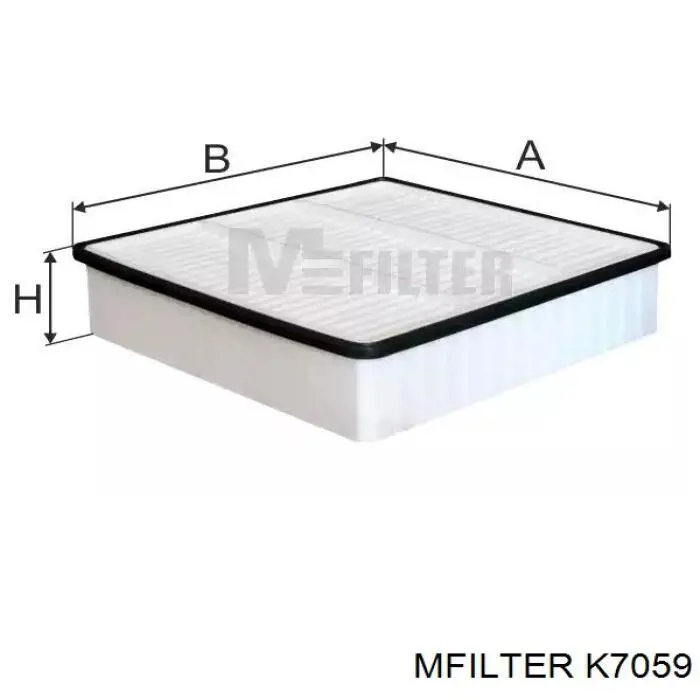 K7059 Mfilter filtro de ar