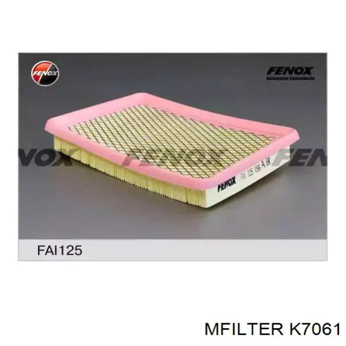 K7061 Mfilter Воздушный фильтр двигателя