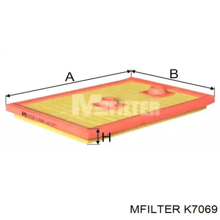 Воздушный фильтр K7069 Mfilter