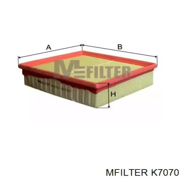 K7070 Mfilter воздушный фильтр