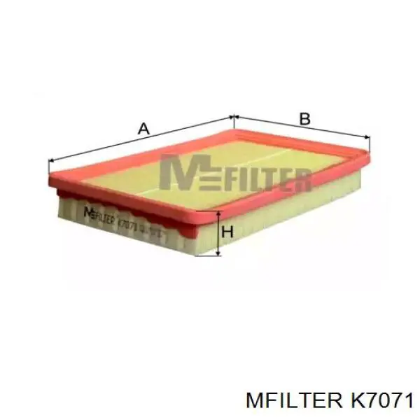 Воздушный фильтр K7071 Mfilter