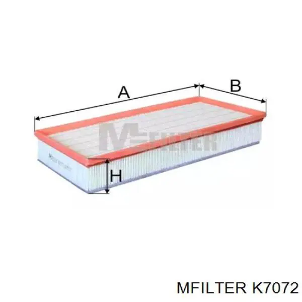 Воздушный фильтр K7072 Mfilter