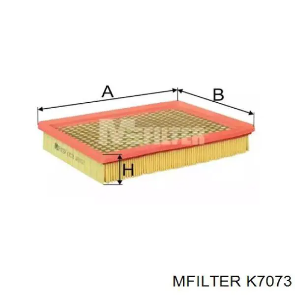 Воздушный фильтр K7073 Mfilter