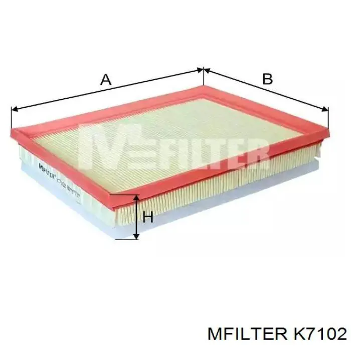 Воздушный фильтр K7102 Mfilter