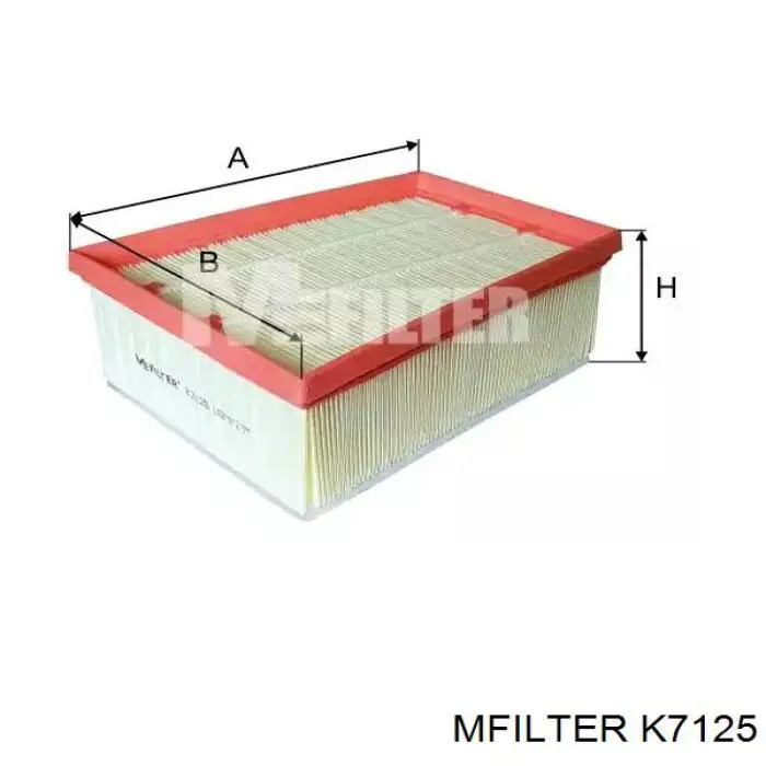 K7125 Mfilter filtro de ar