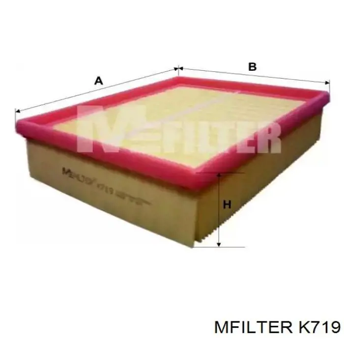 K719 Mfilter воздушный фильтр