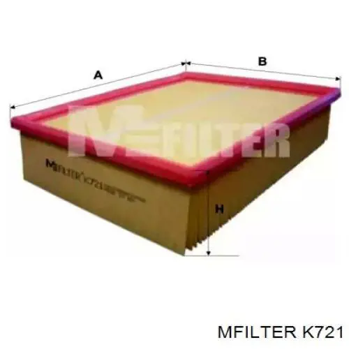 Купить K721 Mfilter Автомобильный фильтр воздуха