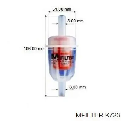 Фильтр воздушный Mfilter K723