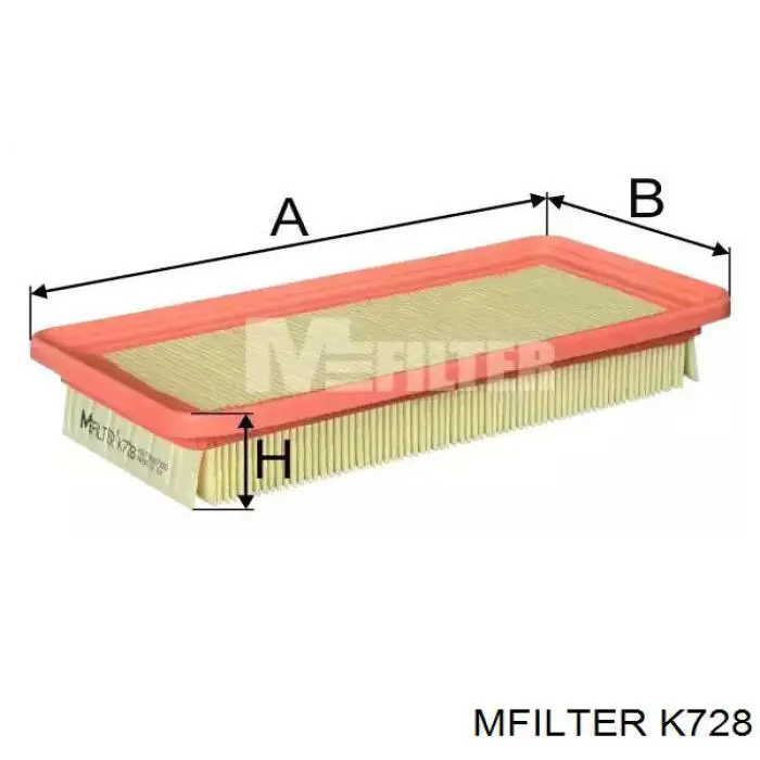 Воздушный фильтр K728 Mfilter