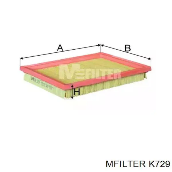 Купить K729 Mfilter Автомобильный фильтр воздуха