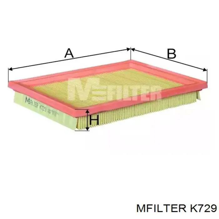 Элемент воздушного фильтра Mfilter K729 цена, от 3.84 USD