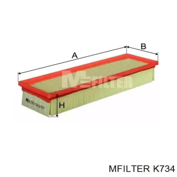 K734 Mfilter воздушный фильтр