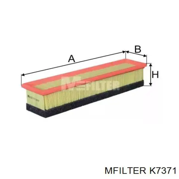 Купить K7371 Mfilter Автомобильный фильтр воздуха