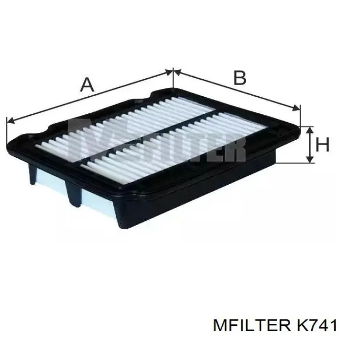 Воздушный фильтр K741 Mfilter