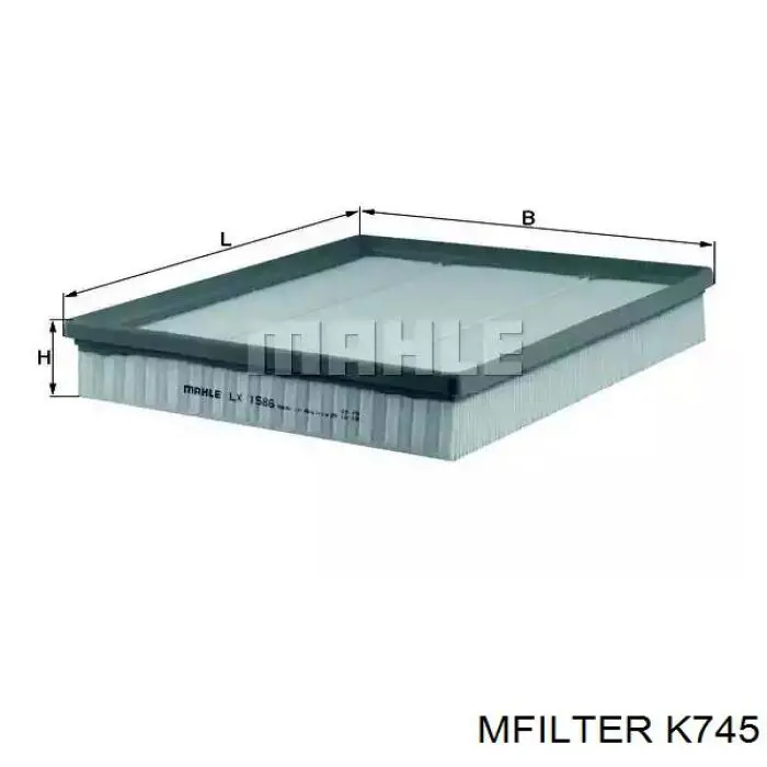 Купить K745 Mfilter Автомобильный фильтр воздуха