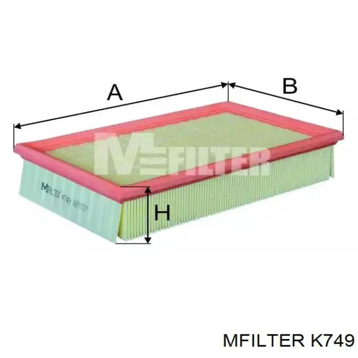 Воздушный фильтр K749 Mfilter