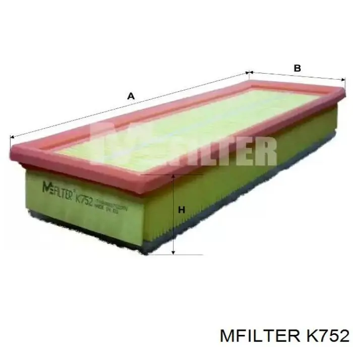 Купить K752 Mfilter Автомобильный фильтр воздуха