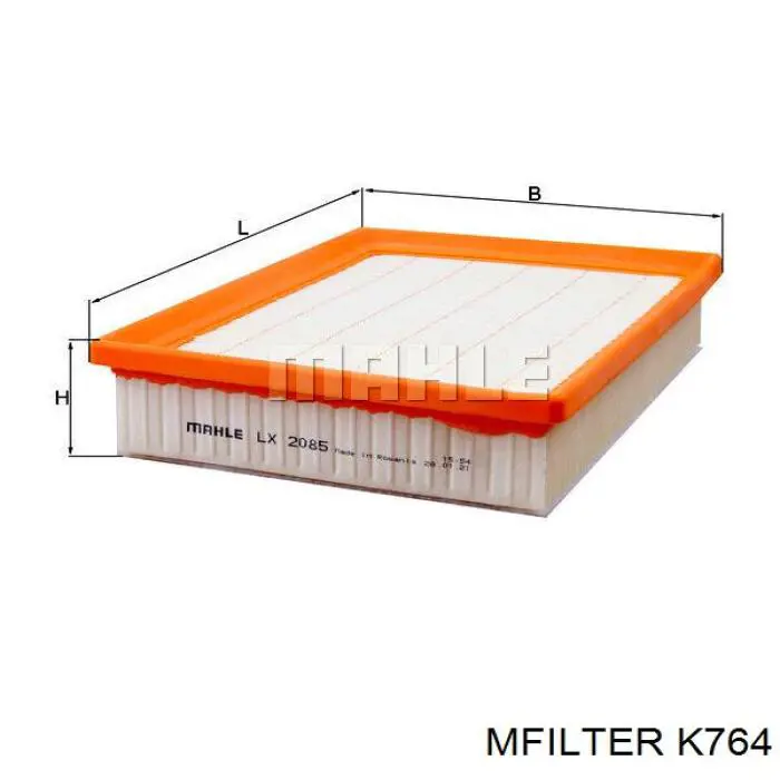 Воздушный фильтр K764 Mfilter