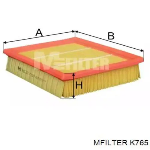 Купить K765 Mfilter Автомобильный фильтр воздуха