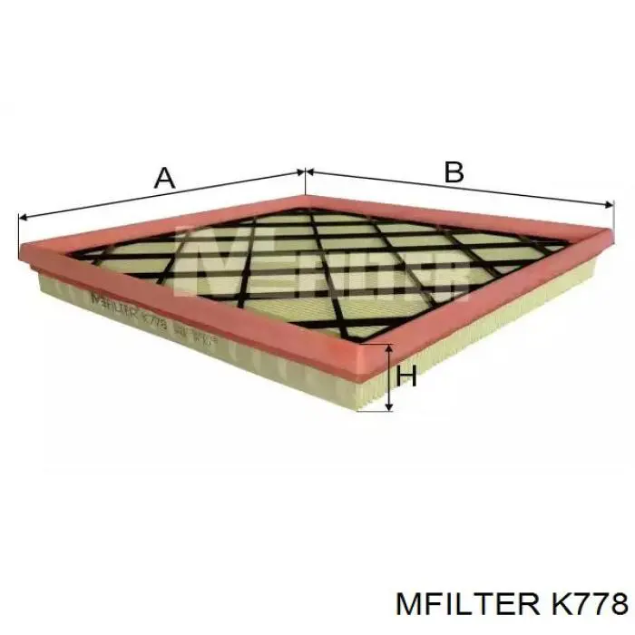 Воздушный фильтр K778 Mfilter