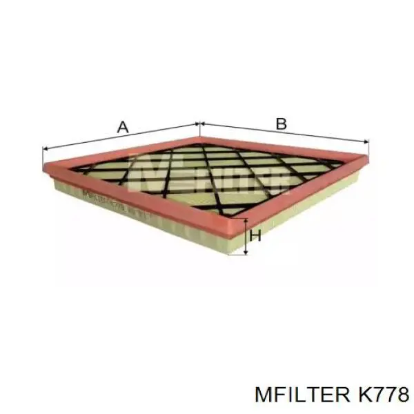 Элемент воздушного фильтра Mfilter K778 цена, от 5.64 USD