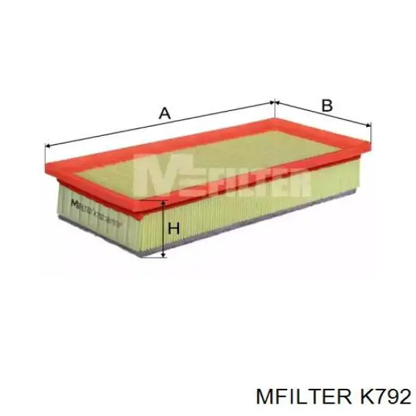 Элемент воздушного фильтра Mfilter K792 цена, от 6.14 USD
