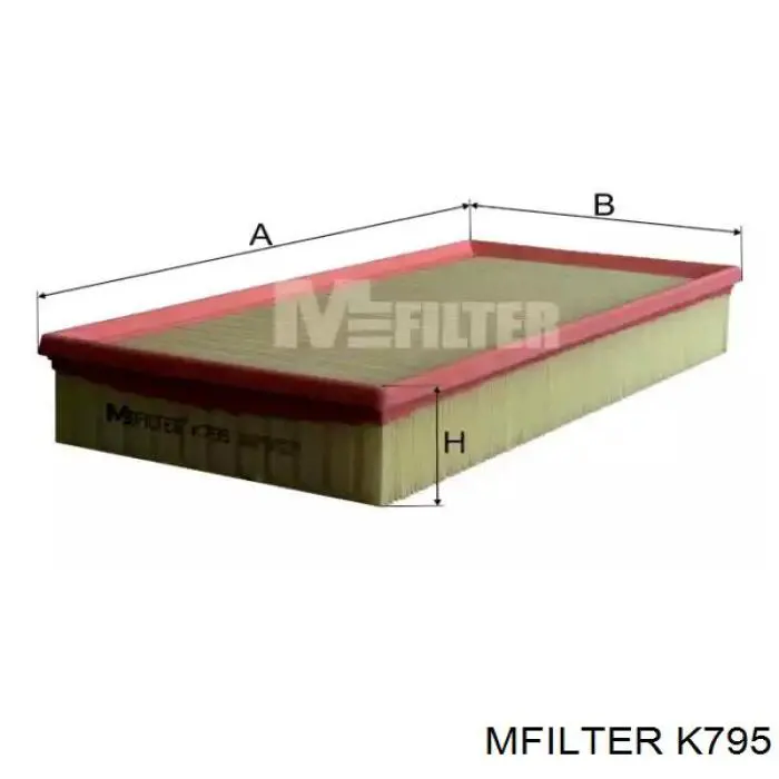 K795 Mfilter filtro de ar