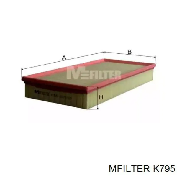 Купить K795 Mfilter Автомобильный фильтр воздуха