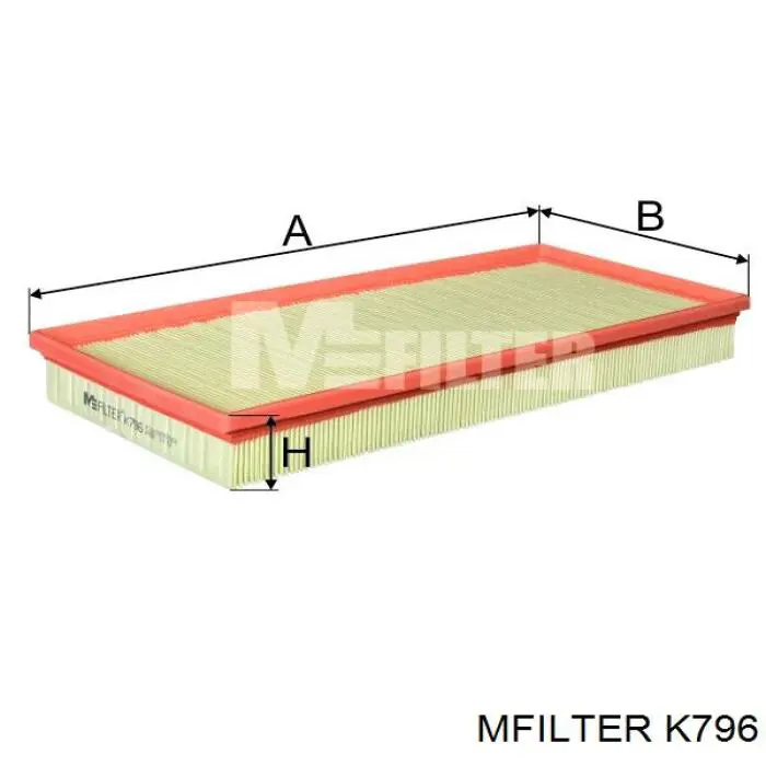 Купить K796 Mfilter Автомобильный фильтр воздуха