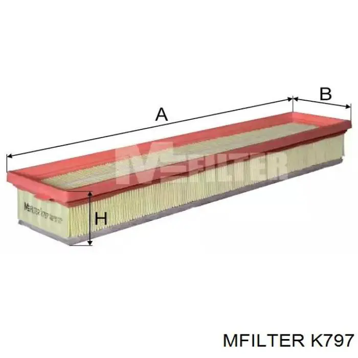 K797 Mfilter воздушный фильтр