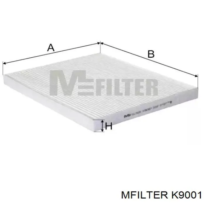 Купить K9001 Mfilter Фильтр салона угольный