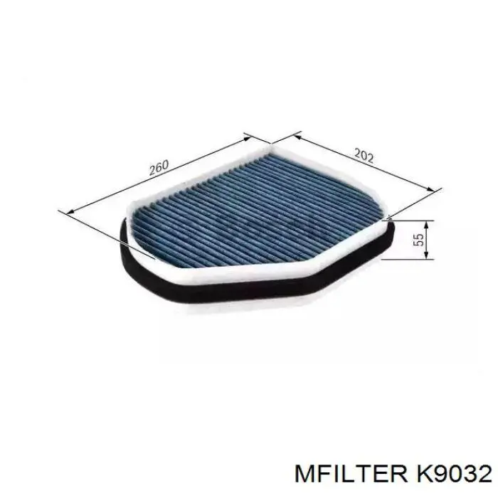 Воздушный фильтр салона Mfilter K9032