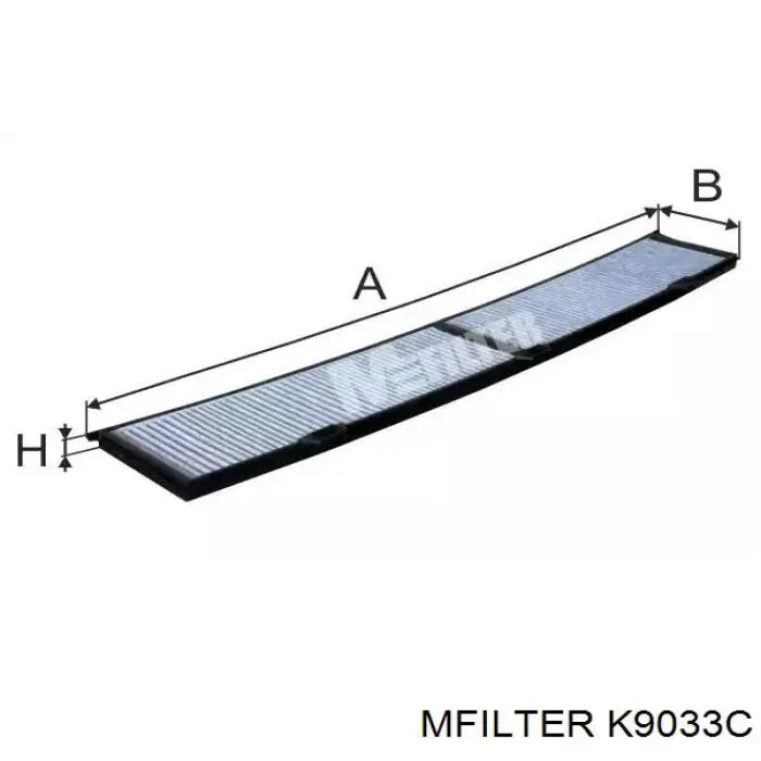 Фильтр салона MFILTER K9033C