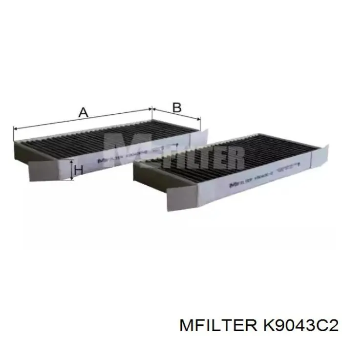 K9043C2 Mfilter фильтр салона