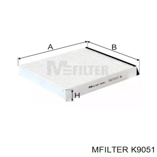 Фильтр салона K9051 Mfilter