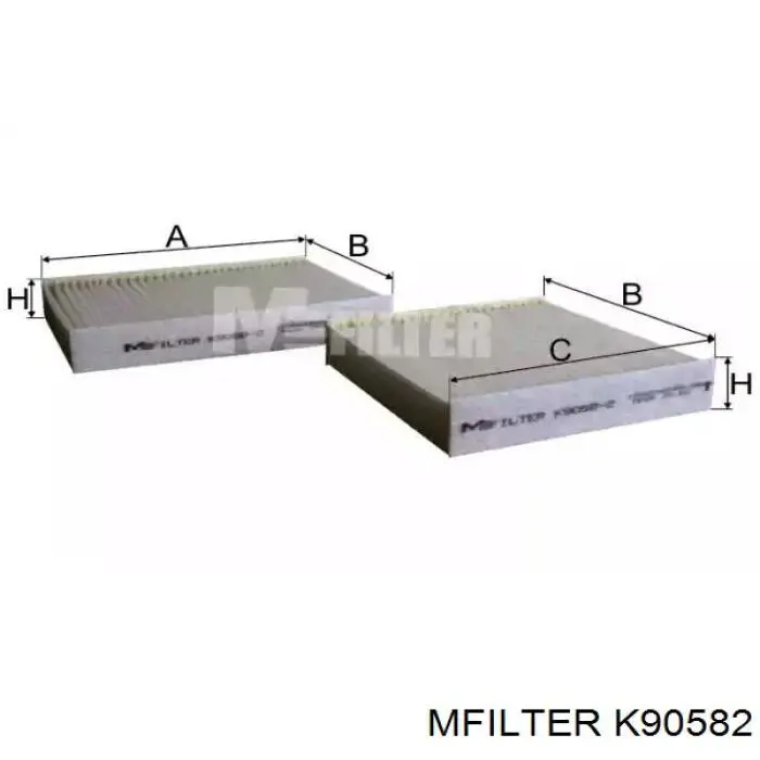 K90582 Mfilter фильтр салона