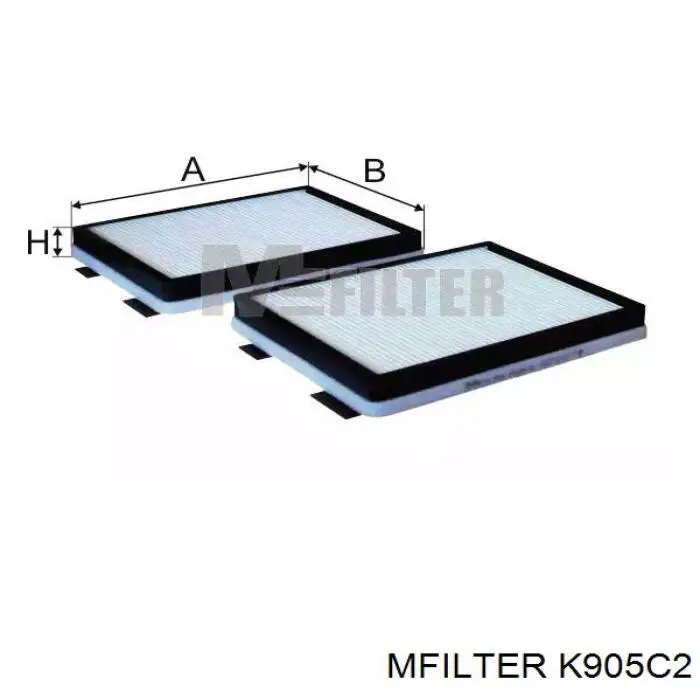 Фильтр салона MFILTER K905C2