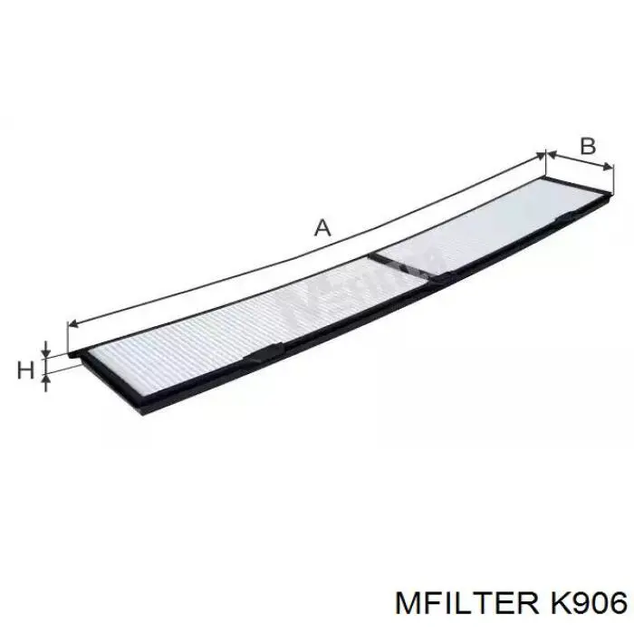 Фильтр салона K906 Mfilter