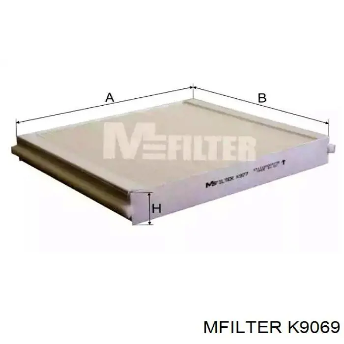 Фильтр воздушный отопителя Mfilter K9069 цена, от 3.94 USD