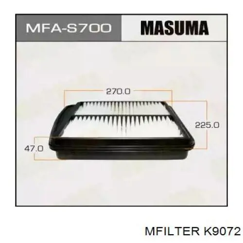 Воздушный фильтр салона Mfilter K9072
