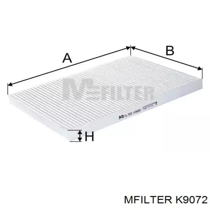 Фильтр воздушный отопителя Mfilter K9072 цена, от 4.23 USD