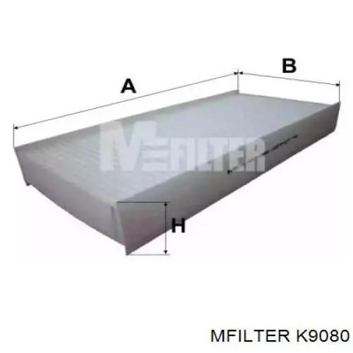 Фильтр салона K9080 Mfilter