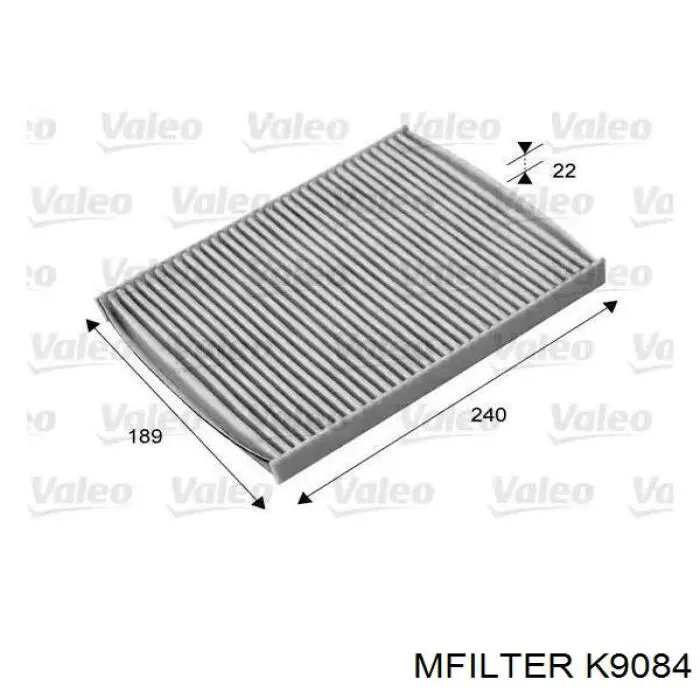 Фильтр салона K9084 Mfilter