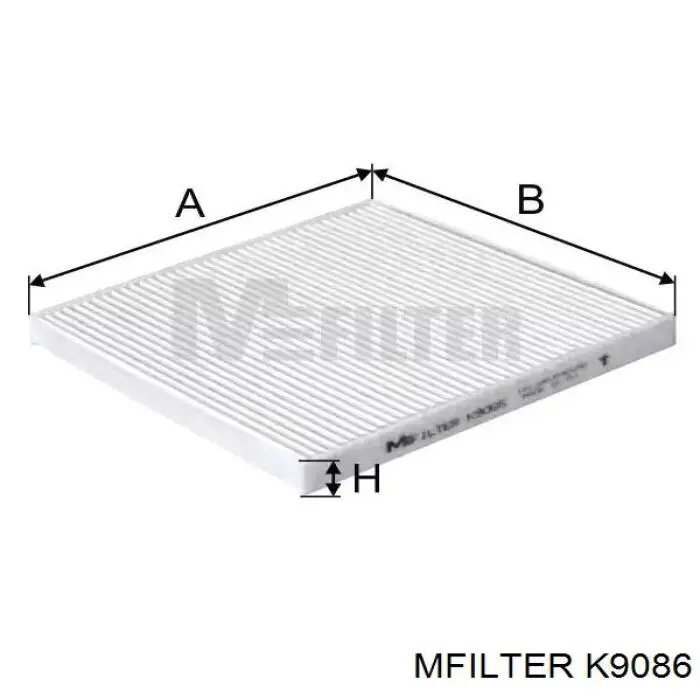 Фильтр воздушный отопителя Mfilter K9086 цена, от 5.07 USD