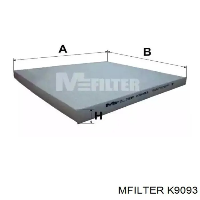 Фильтр воздушный отопителя Mfilter K9093 цена, от 3.60 USD