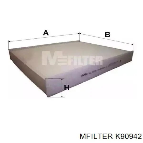 K90942 Mfilter фильтр салона