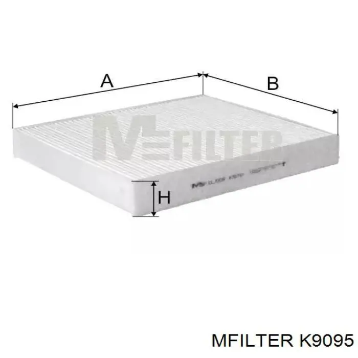 Воздушный фильтр салона Mfilter K9095